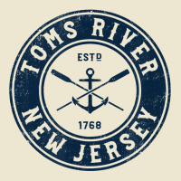 Toms River New Jersey Nj Vintage Boat Anchor & Oars T Shirt Cropped Hoodie | Artistshot