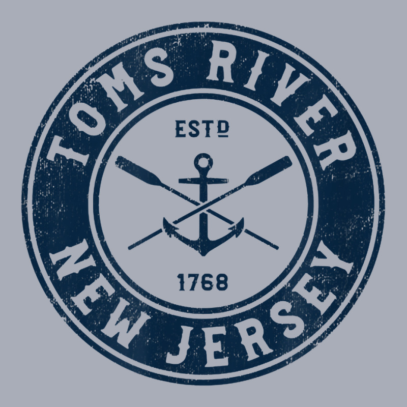 Toms River New Jersey Nj Vintage Boat Anchor & Oars T Shirt Tank Dress by ReagerAero | Artistshot