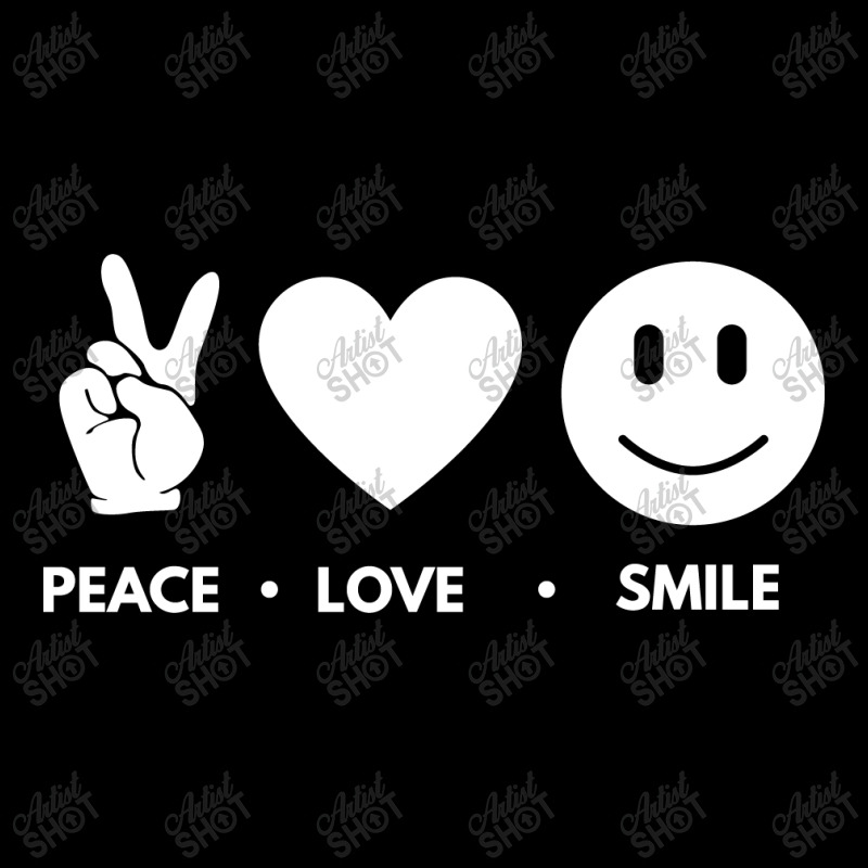 Peace Love Smile Legging by blackacturus | Artistshot