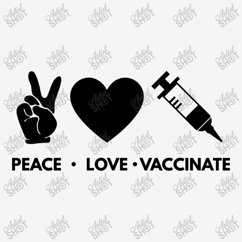 Peace Love Vaccinate Youth 3/4 Sleeve by blackacturus | Artistshot