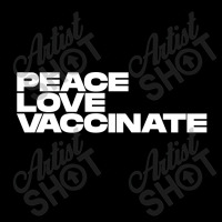 Peace Love Vaccinate Fleece Short | Artistshot