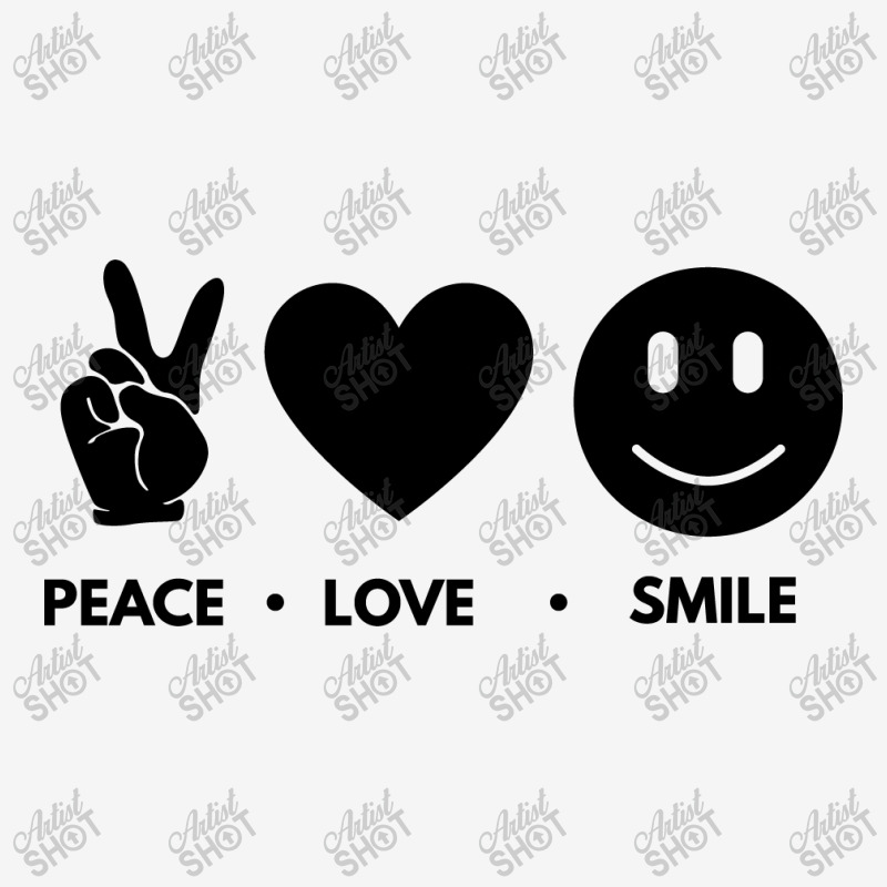 Peace Love Smile Classic T-shirt | Artistshot