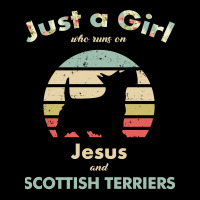 Dog Just A Girl Who Runs On Jesus And Scottish Terrier Puppy Pet Paw Fleece Short | Artistshot