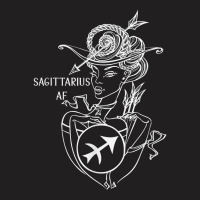 Sagittarius Af Beautiful Archer Woman Zodiac Sign T Shirt T-shirt | Artistshot