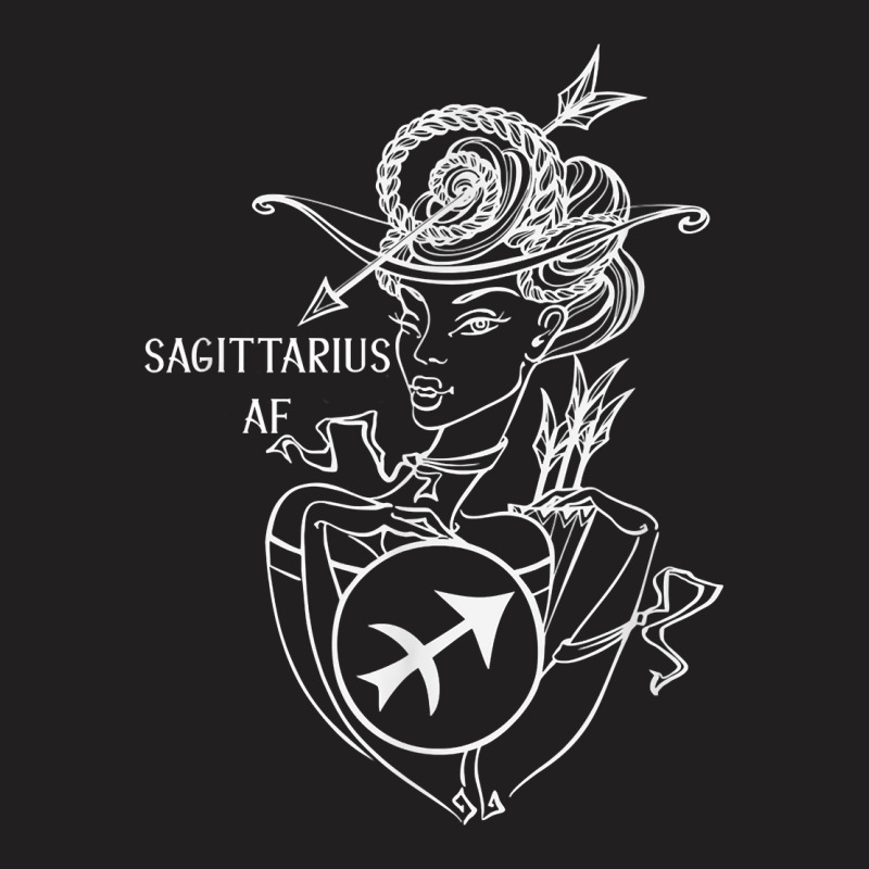 Sagittarius Af Beautiful Archer Woman Zodiac Sign T Shirt T-shirt | Artistshot