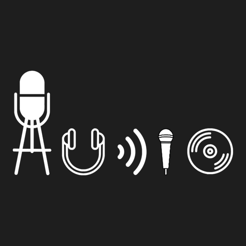 Audio Symbols From Sound, Music, Live Production, Engineer T Shirt Classic T-shirt | Artistshot