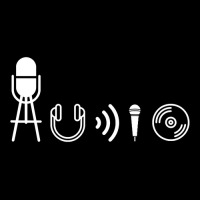 Audio Symbols From Sound, Music, Live Production, Engineer T Shirt License Plate | Artistshot