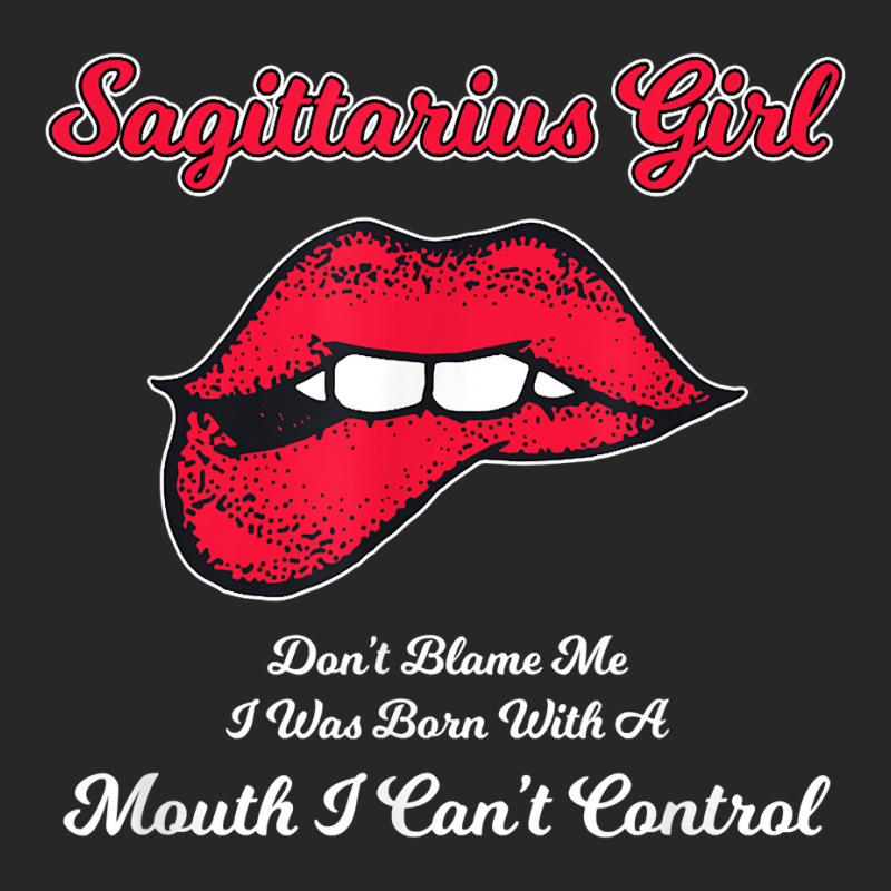 Sagittarius Girl Mouth I Can't Control Birthday Design T Shirt Men's T-shirt Pajama Set | Artistshot