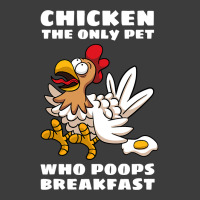 Chicken Chick The Only Pet Who Poops Breakfast Fried Egg Humor 224 Roo Men's Polo Shirt | Artistshot