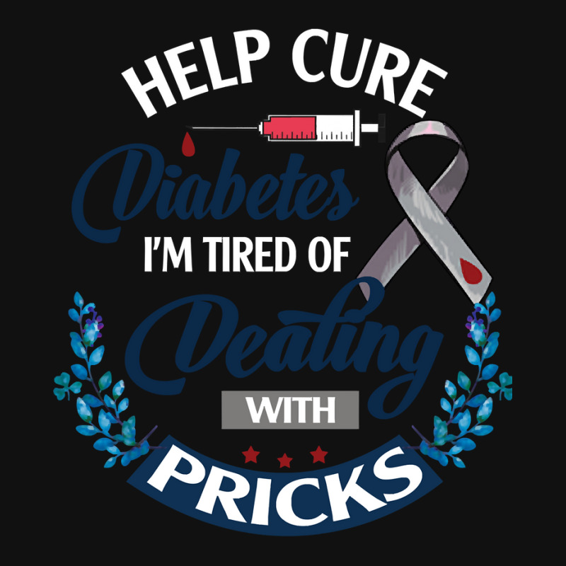 Diabetes Diabetic Nurse Help Cure Diabetes I Am Tired Disease Insulin Crew Socks by circularflap | Artistshot