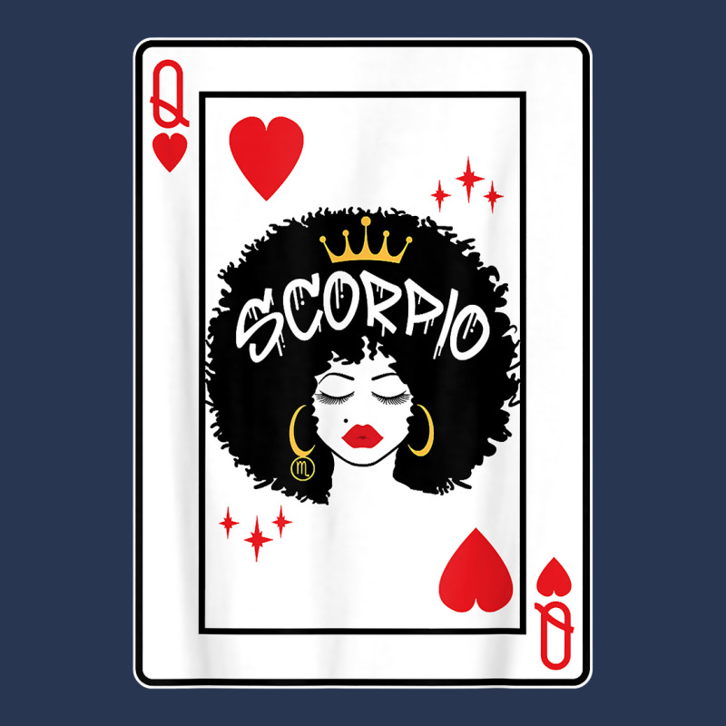 Scorpio Astrology Black Queen Hearts Blackjack Cards Poker T Shirt Men Denim Jacket | Artistshot