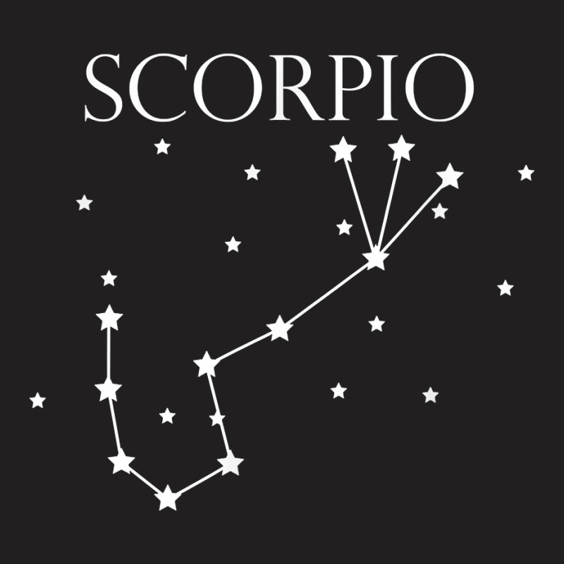 Scorpio Constellation Sign Astrology Horoscope Design T Shirt T-shirt | Artistshot