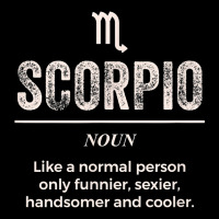 Scorpio Definition Apparel For Men Women Funny Zodiac Gift T Shirt Zipper Hoodie | Artistshot