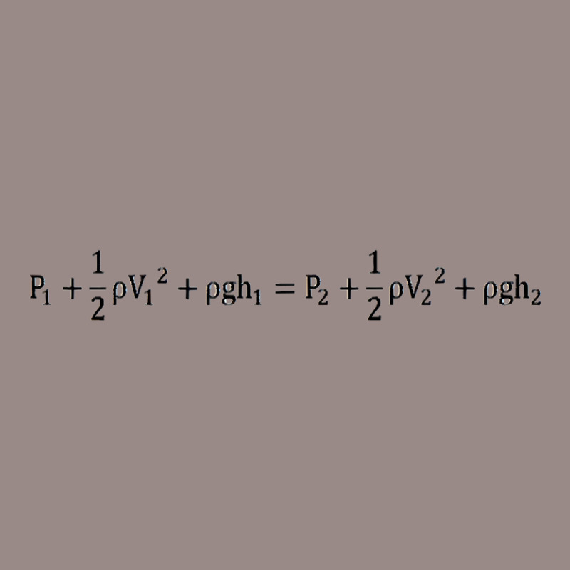 Bernoulli's Principle Equation Vintage T-Shirt by longduong89 | Artistshot