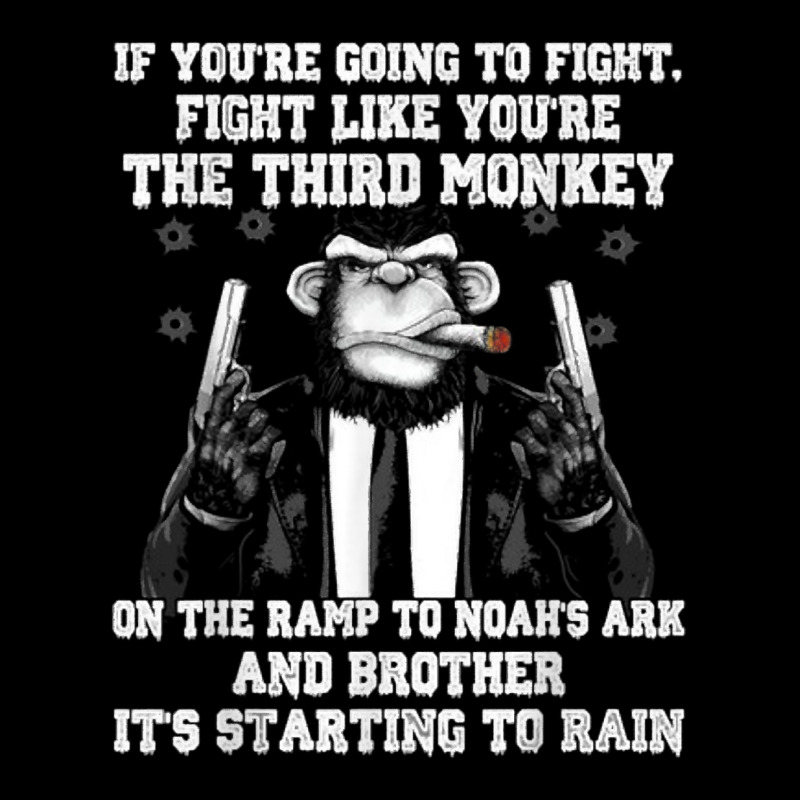 If You're Going To Fight Fight Like The Third Monkey T Shirt Unisex Jogger by WarnekeRashae | Artistshot