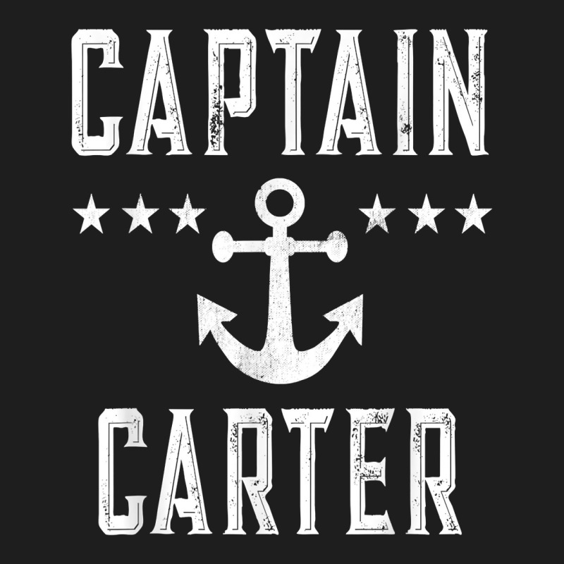 Vintage Captain Carter T Shirt Family Cruise Lake Boating Classic T-shirt by ReagerAero | Artistshot