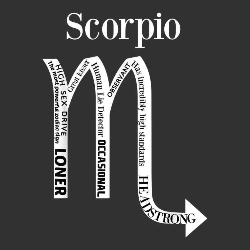 Scorpio Traits Astrology Zodiac Sign Horoscope T Shirt Vintage Hoodie | Artistshot