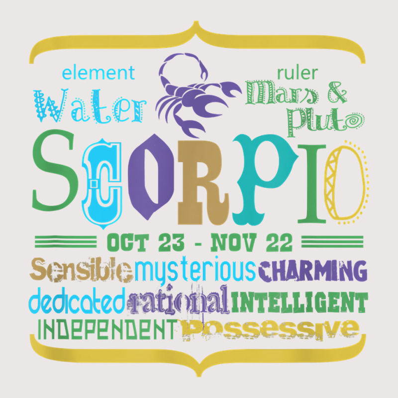 Scorpio Zodiac Astrology Horoscope Birthday Apparel Gift T Shirt Pocket T-shirt | Artistshot