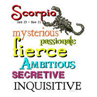 Scorpio Zodiac Horoscope Astrology T Shirt 3/4 Sleeve Shirt | Artistshot