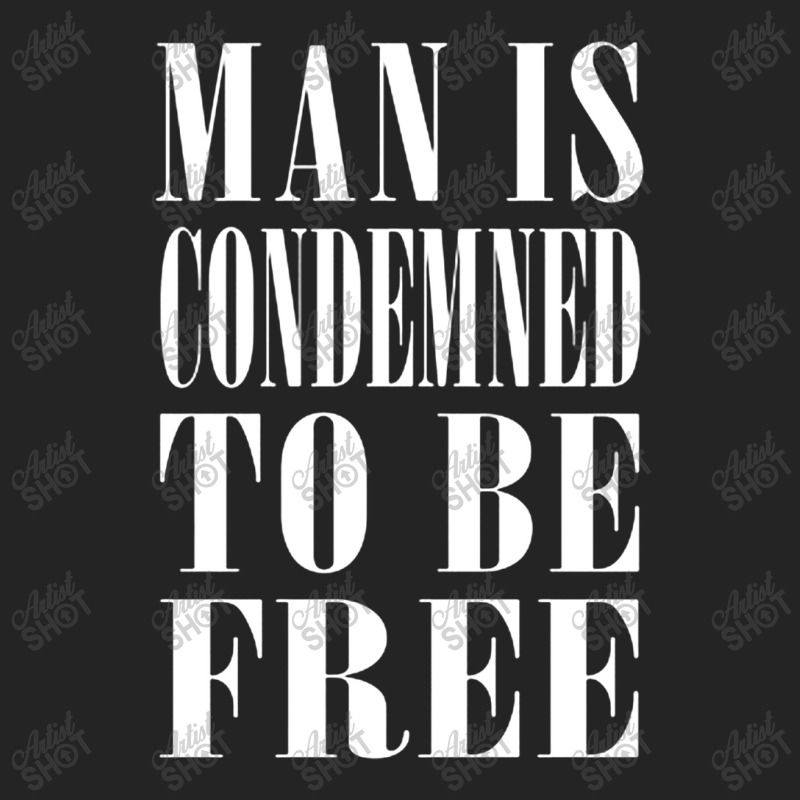 Man Is Condemned To Be Free 3/4 Sleeve Shirt by bedaopini | Artistshot