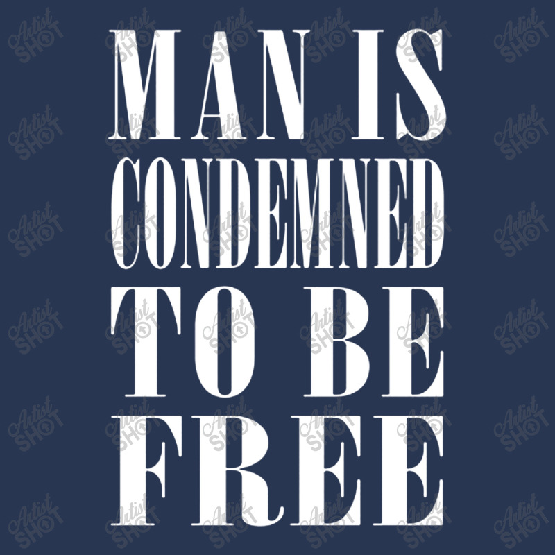 Man Is Condemned To Be Free Men Denim Jacket by bedaopini | Artistshot