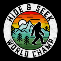 Bigfoot Hide & Seek World Champ Sasquatch Silhouette T Shirt Pocket T-shirt | Artistshot