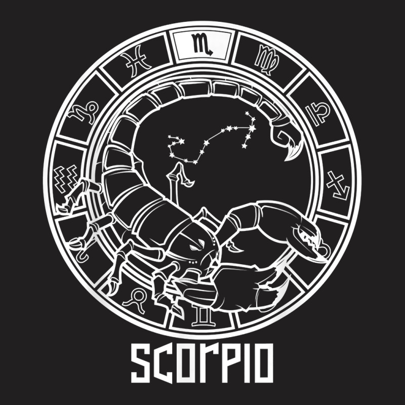 Scorpio Zodiac Sign October & November Birthday T Shirt T-shirt | Artistshot