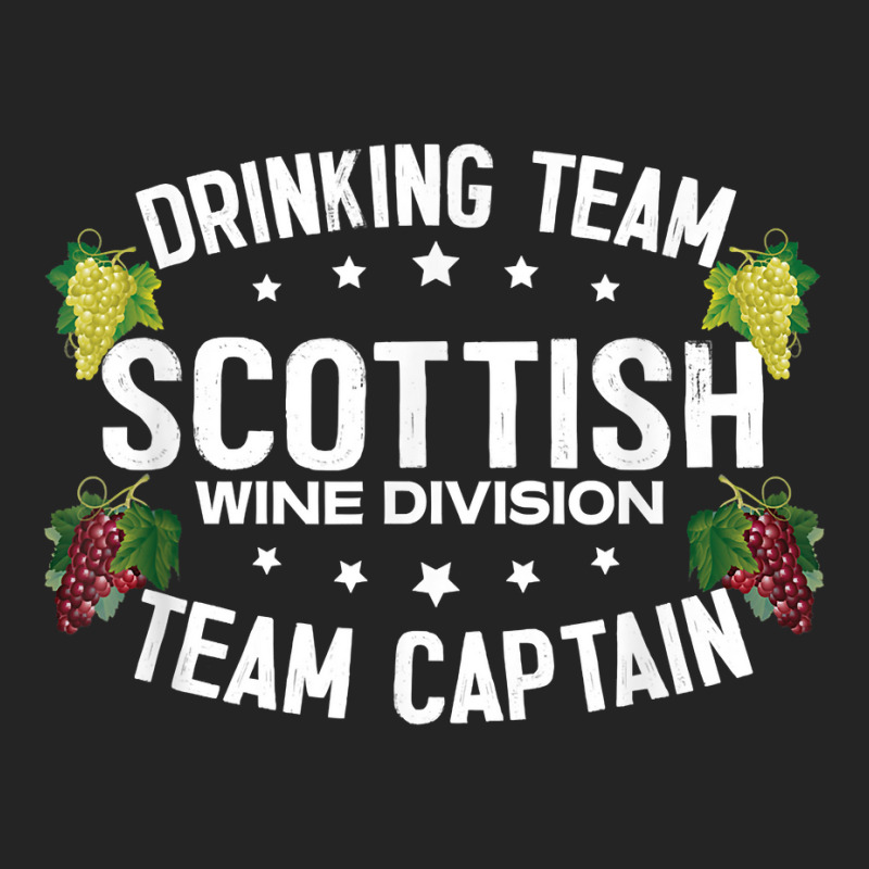 Scottish Drinking Team Wine Division Team Captain T Shirt 3/4 Sleeve Shirt | Artistshot