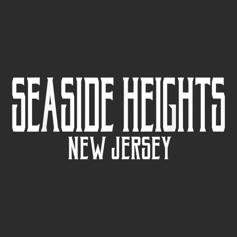 Seaside Heights New Jersey Vintage Text Pink W White Print T Shirt Exclusive T-shirt | Artistshot