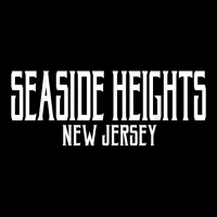 Seaside Heights New Jersey Vintage Text Pink W White Print T Shirt Lightweight Hoodie | Artistshot