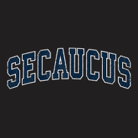 Secaucus New Jersey Nj Vintage Sports Design Navy Design T Shirt T-shirt | Artistshot