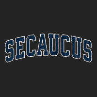 Secaucus New Jersey Nj Vintage Sports Design Navy Design T Shirt 3/4 Sleeve Shirt | Artistshot