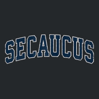 Secaucus New Jersey Nj Vintage Sports Design Navy Design T Shirt Crewneck Sweatshirt | Artistshot