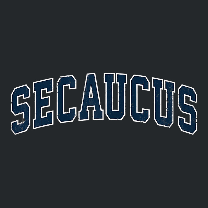 Secaucus New Jersey Nj Vintage Sports Design Navy Design T Shirt Crewneck Sweatshirt | Artistshot