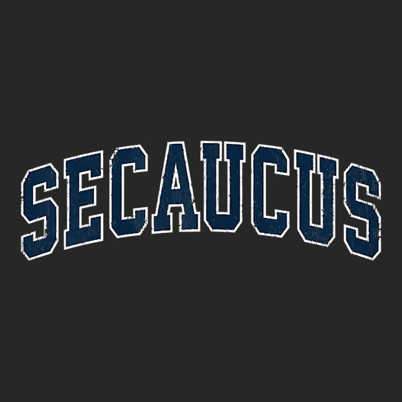 Secaucus New Jersey Nj Vintage Sports Design Navy Design T Shirt Men's T-shirt Pajama Set | Artistshot