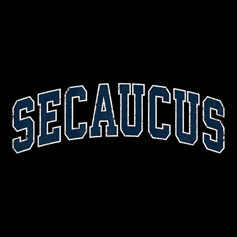 Secaucus New Jersey Nj Vintage Sports Design Navy Design T Shirt Men's 3/4 Sleeve Pajama Set | Artistshot