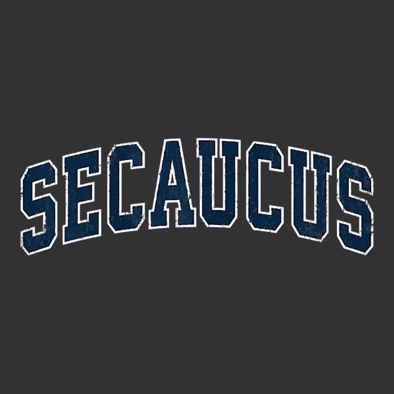 Secaucus New Jersey Nj Vintage Sports Design Navy Design T Shirt Vintage Hoodie And Short Set | Artistshot