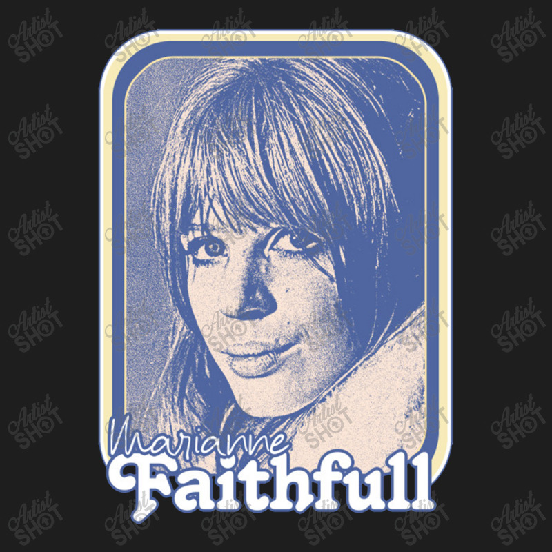 Marianne Faithfull Retro 60s Aesthetic Design Classic T-shirt by bedaopini | Artistshot