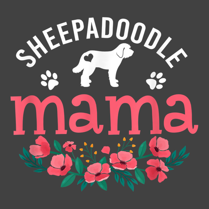 Sheepadoodle Mama Gifts Women Mom Cute Dog Lover Christmas T Shirt Vintage T-shirt | Artistshot