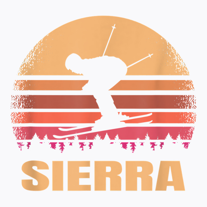 Sierra Nevada Skier Vintage Skiing At 80s Retro Ski Resort T Shirt T-shirt | Artistshot