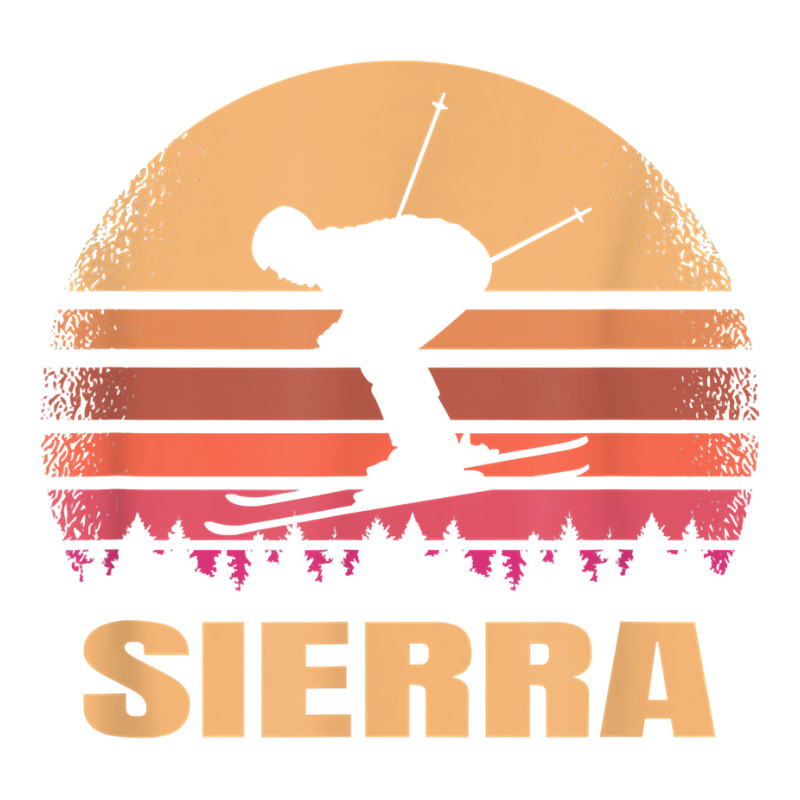 Sierra Nevada Skier Vintage Skiing At 80s Retro Ski Resort T Shirt V-neck Tee | Artistshot