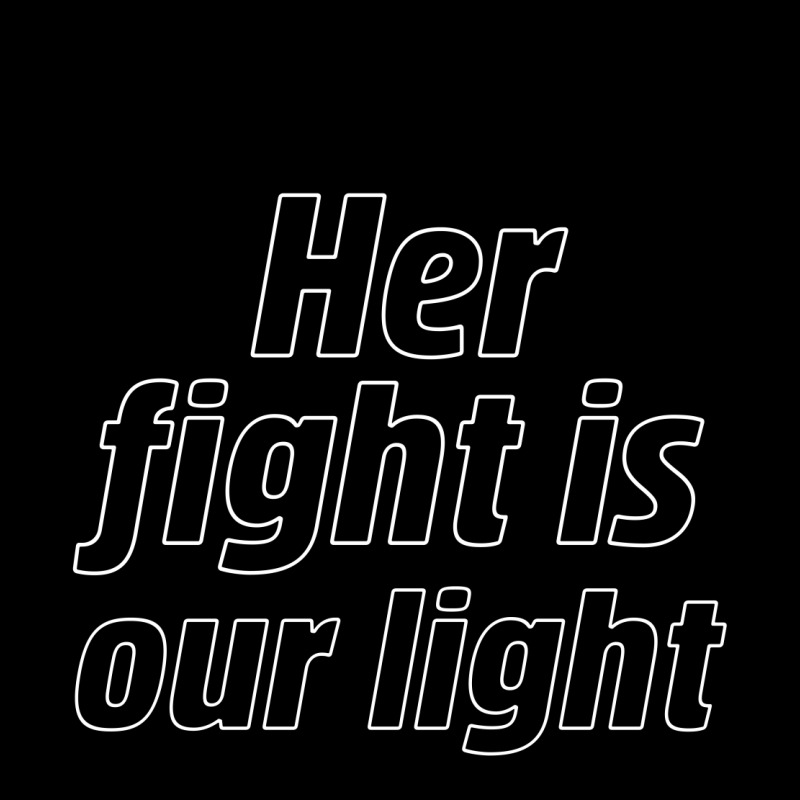 Her Fight Is Our Fight - Motivational Gift Unisex Jogger by Diogo Calheiros | Artistshot