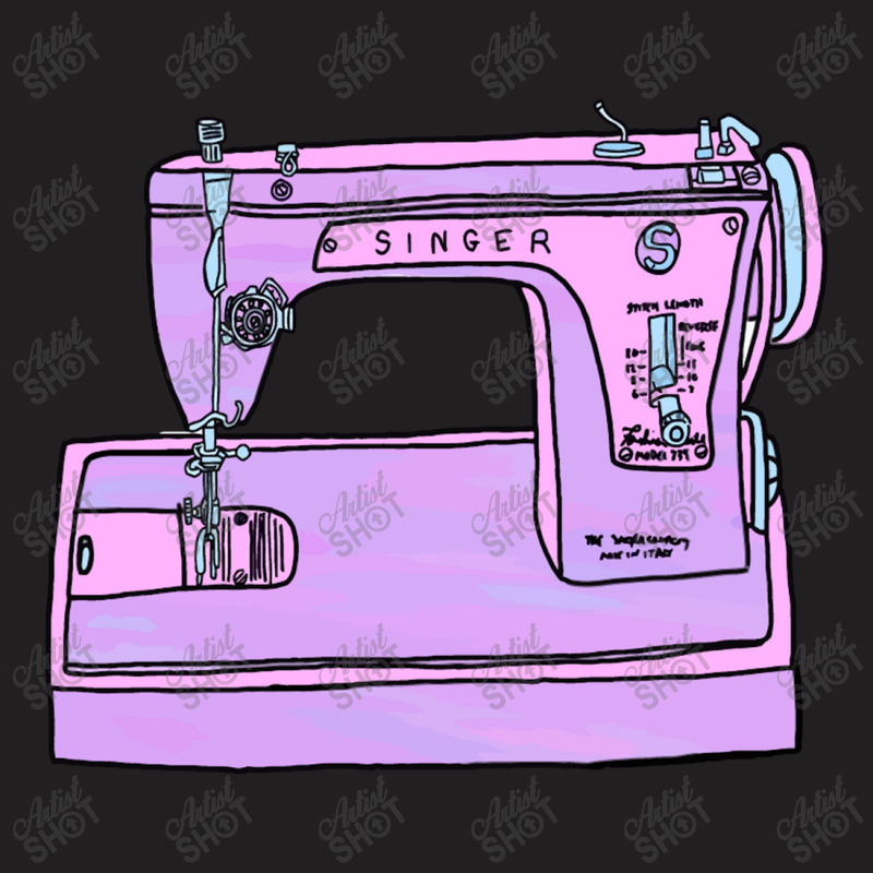 Purple Singer Sewing Machine T-shirt | Artistshot