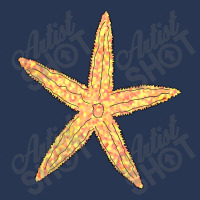 Yellow And Orange Starfish Men Denim Jacket | Artistshot