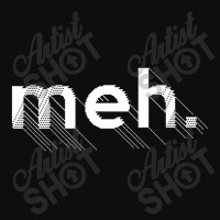 Meh., Bored Apathetic Nihilist Design Crop Top | Artistshot