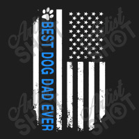 Best Dog Dad Ever American Flag Classic T-shirt | Artistshot