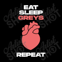 Eat Sleep Greys Repeat Cropped Sweater | Artistshot