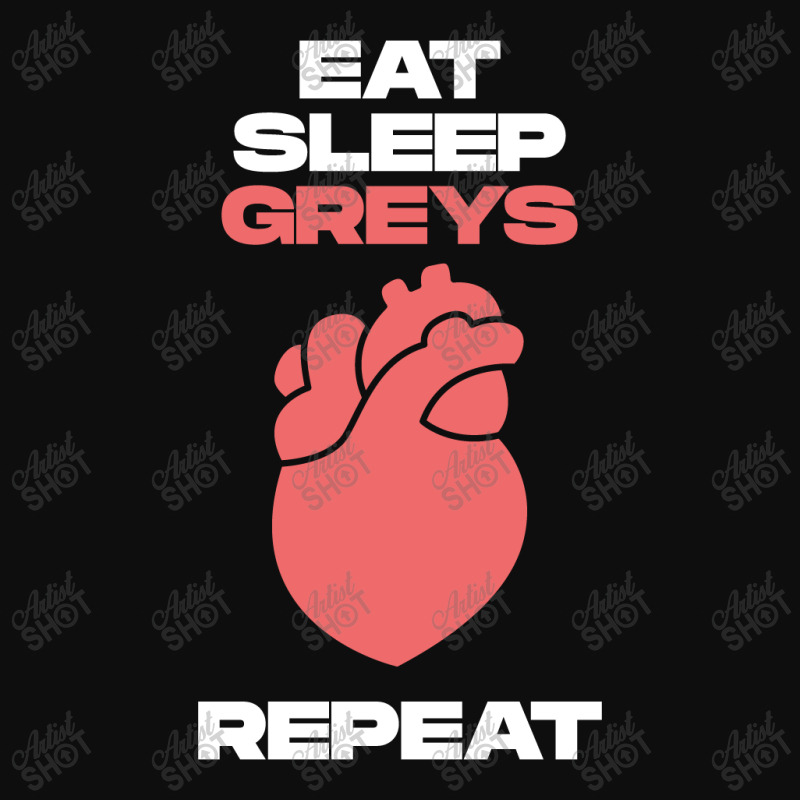 Eat Sleep Greys Repeat Crop Top by blackacturus | Artistshot