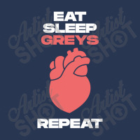 Eat Sleep Greys Repeat Ladies Denim Jacket | Artistshot