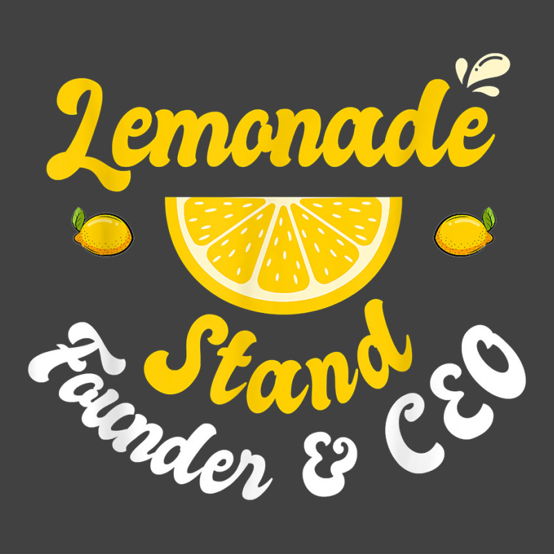 Lemonade Stand Founder & Ceo Funny Lemon Juice Business T Shirt Vintage T-shirt | Artistshot